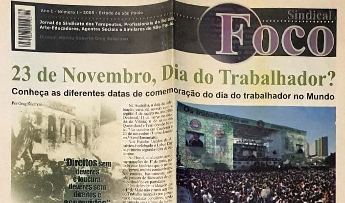 Jornal Foco Sindical Dia do Trabalhador