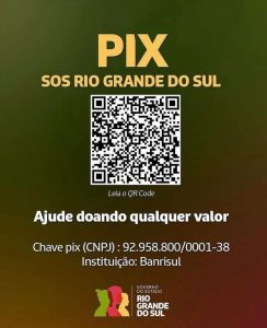 Ajude nas enchentes do rio grande do sul, alguém precisa da sua ajuda